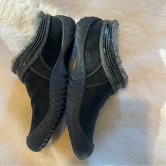 JBU Ginger Faux Shearling Lined Slip On Casual Mules 6 - Picture 5 of 9